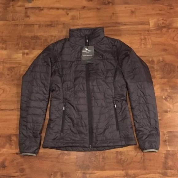 Hexa Outerwear Jacket - Asphalt Gray (Size: Small) - Lightweight & Warm